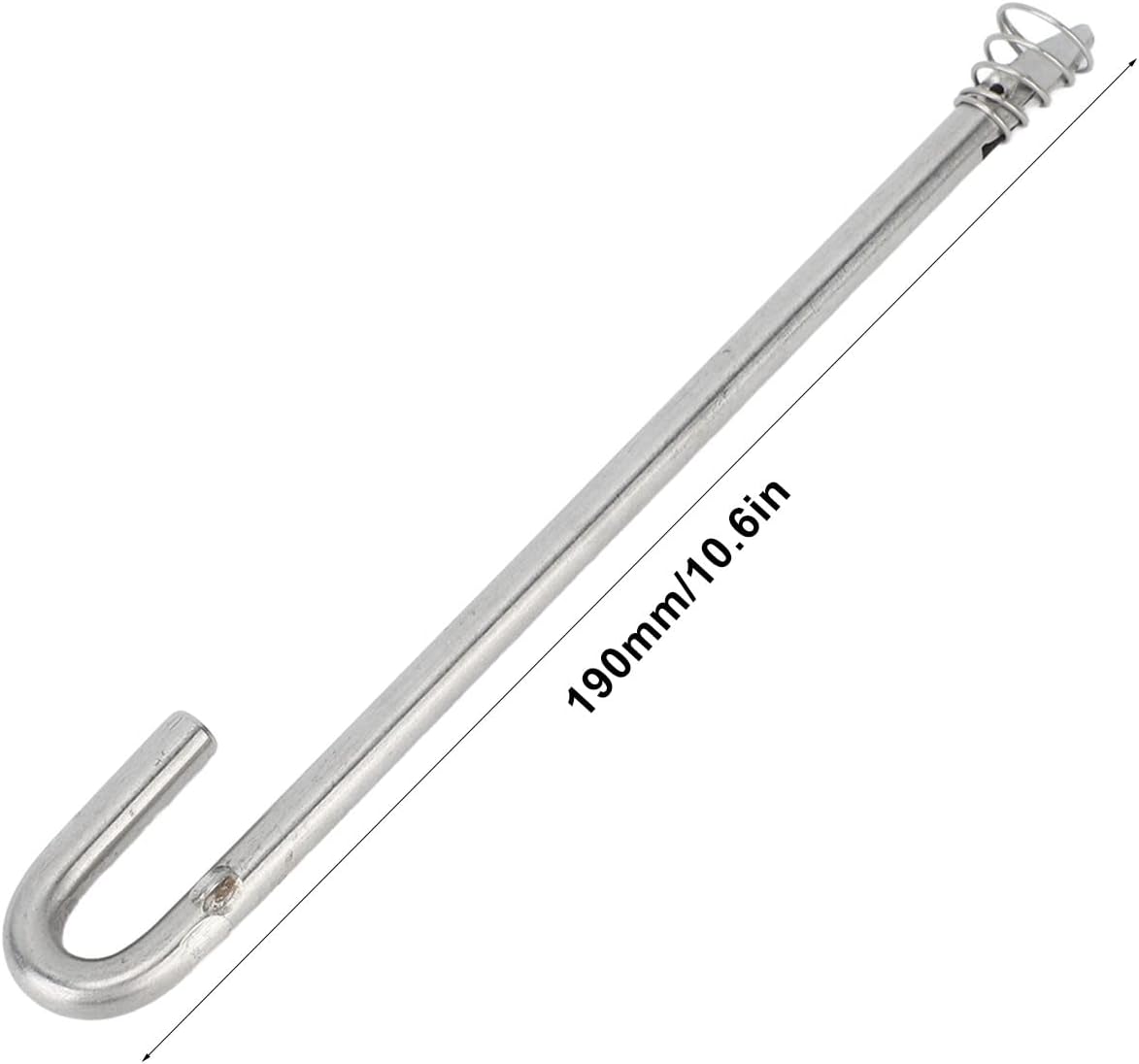 Outboard Tilt Rod Pin Lock Assembly, 6E0-43160-00-00, Stainless Steel Spring for 2 Stroke Outboard Engine, Marine Boat Motor Replacement Part