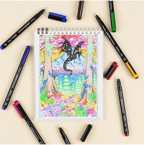 Cuaderno de puntos y rotuladores de pincel Tombow Fudenosuke para organizar tu diario personal 4