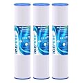 ICEPURE 20" x 4.5" Whole House Water Filter, 5 Micron Pleated Sediment Water Filters Replacement Cartridge for Well Water, Compatible with ECP5-BB, AP810-2, SPC-45-1005, CP5-BB, ECP1-20BB, 3 PACK