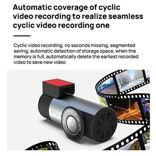 Mingzhe Car DVR Dash Camera 150° Wide-Angle Driving Recorder Dashcam Built-in WiFi Support Night-Vis