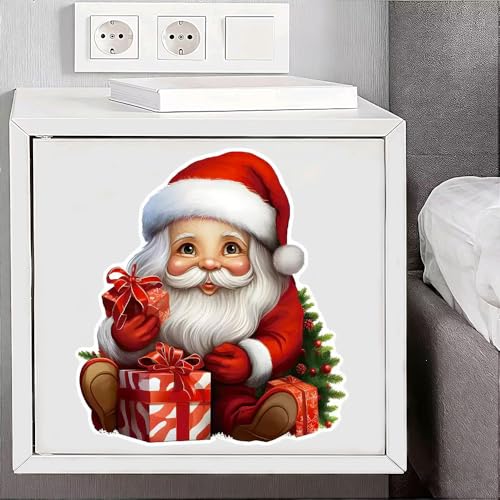 Vinilo Decorativo Santa Claus Rojo y Blanco miniatura 2