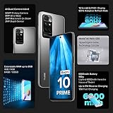 Redmi 10 Prime (Phantom Black 4GB RAM 64GB | Helio G88 with extendable RAM Upto 2GB | FHD+ 90Hz Adaptive Sync Display)
