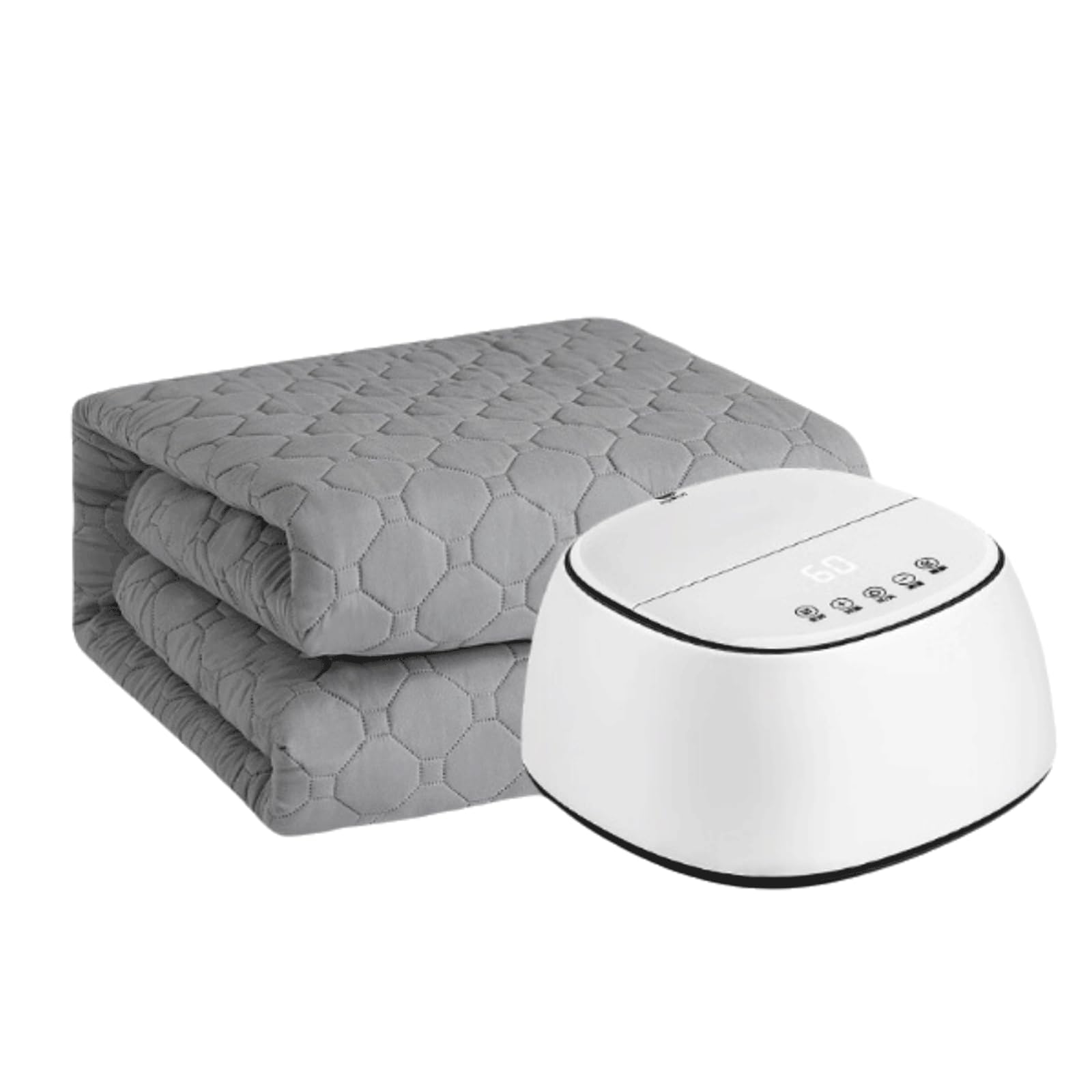 PEKJI Cotton Heated Throw Detachable Washable Electric Mattress for Easy Washing Heated Electric Over Blanket with Water Tank