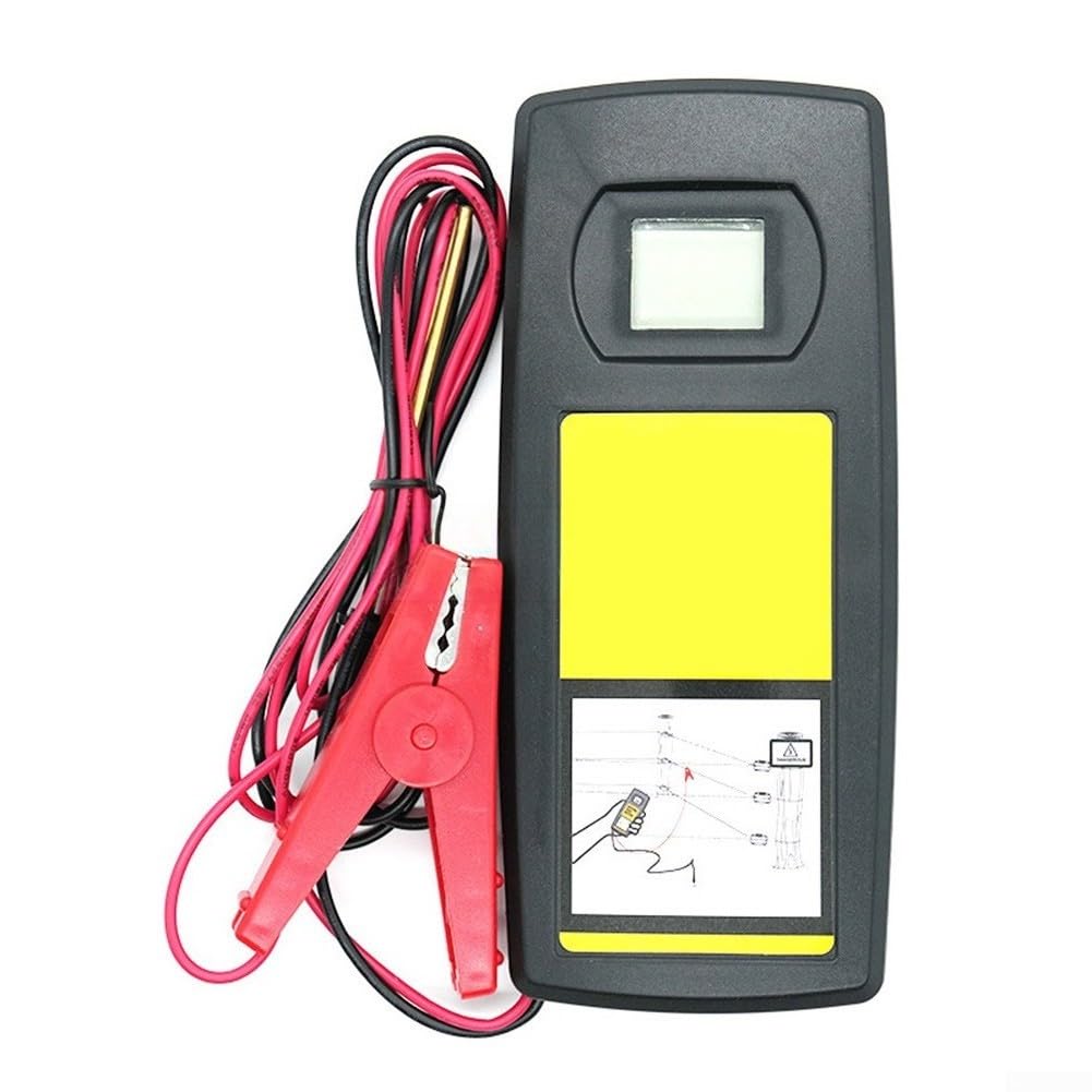 Probador electrónico de voltaje de valla de 9,9 KV, detector de alto voltaje para ganadería y ganadería, portátil, color negro