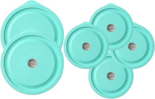 Tapas de repuesto para Pyrex 7402-PC 7 tazas y 7200-PC 2 tazas 6 unidades