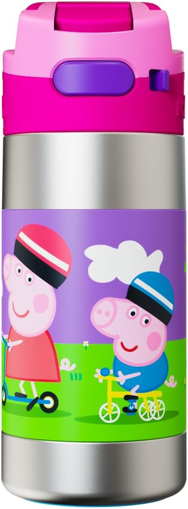 Sponsored Ad - Clean Lock Thermosteel Water Bottle- 2 Years Brand Warranty Follow Me 410ml | Hot & Cold for Upto 18 hr | Kids Water Bottle for School | Stainless Steel Insulated Leakproof Bottle