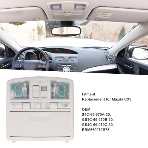 Overhead Console Switch, Overhead Sunroof Switch Console Down Light Glasses Storage BBM669970B75 Replacement for CX9