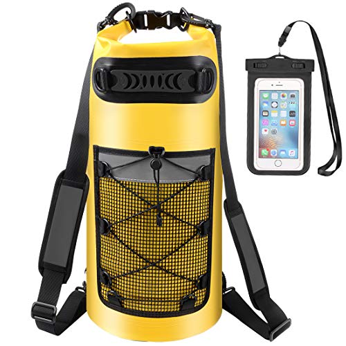 Waterproof Dry Bag - Roll Top Dry Backpack Floating Sack 10L/20L/30L with Water