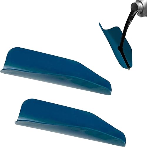 2 embudo de aceite flexible de 14 x 6 pulgadas, filtro de aceite plegable, placa guía de aceite de drenaje de embudo moldeable reutilizable, para