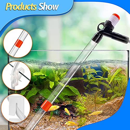 TAOAT Fish Tank Cleaner of Siphon Pump Aquarium Vacuum Gravel Cleaner with Air Pressure Button Water Changer for Fish… - Image 7