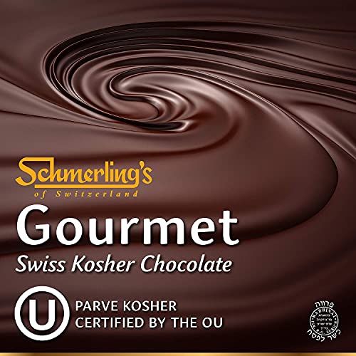 Schmerling's Dark Swiss Kosher Chocolate - 72% Cocoa - All Natural Chocolate - Vegan - Gluten Free - Paleo - Non Gmo - Non Dairy - Gourmet Parve Chocolate - Kosher Ou - 3.5Oz Each - Pack Of 5 #TOP3