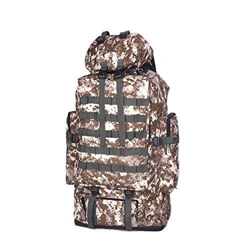 HY WWK Mochila Extra Grande Camping de Alpinismo Hombres Aire Libre Mujeres Militar Tactical