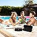 Comecase Hard Travel Case for JBL Charge 4/ Charge 5 Waterproof Bluetooth Speaker. Carrying Storage Bag Fits Charger and USB Cable (Case Only) - Black