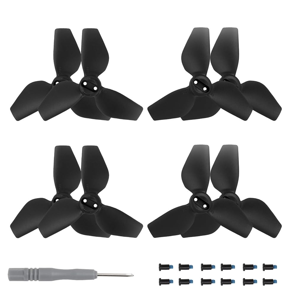 4 Pairs NEO Propellers with Screws Quick Release Blades 2016S Props Compatible with DJI NEO Accessories