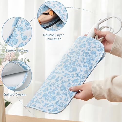 Bolsa organizadora resistente al calor para herramientas de cabello miniatura 4