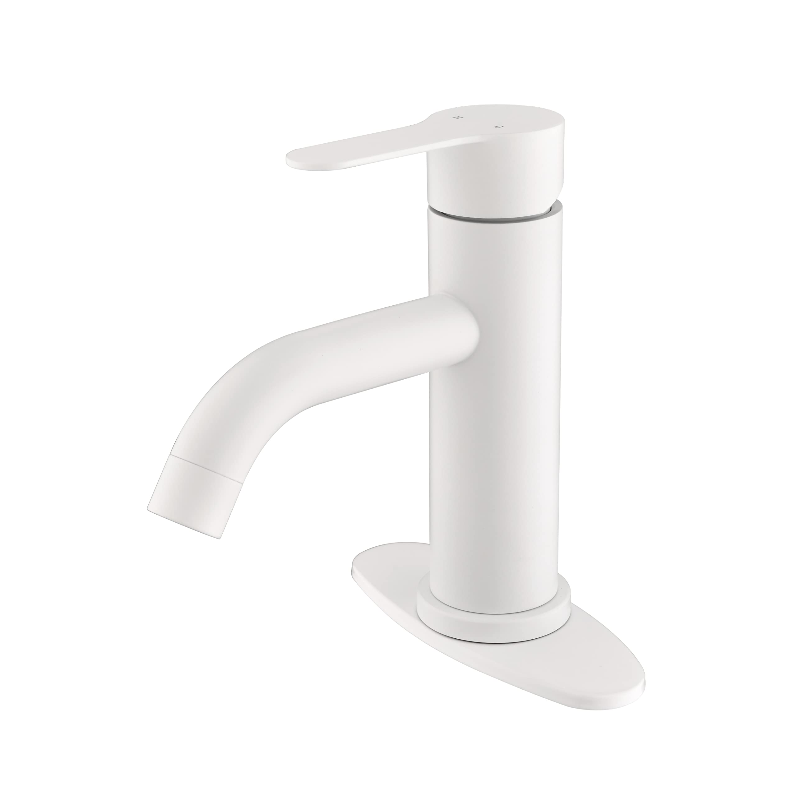 Robinet cascade de salle de bains mitigeur lavabo mono-commande chromé
