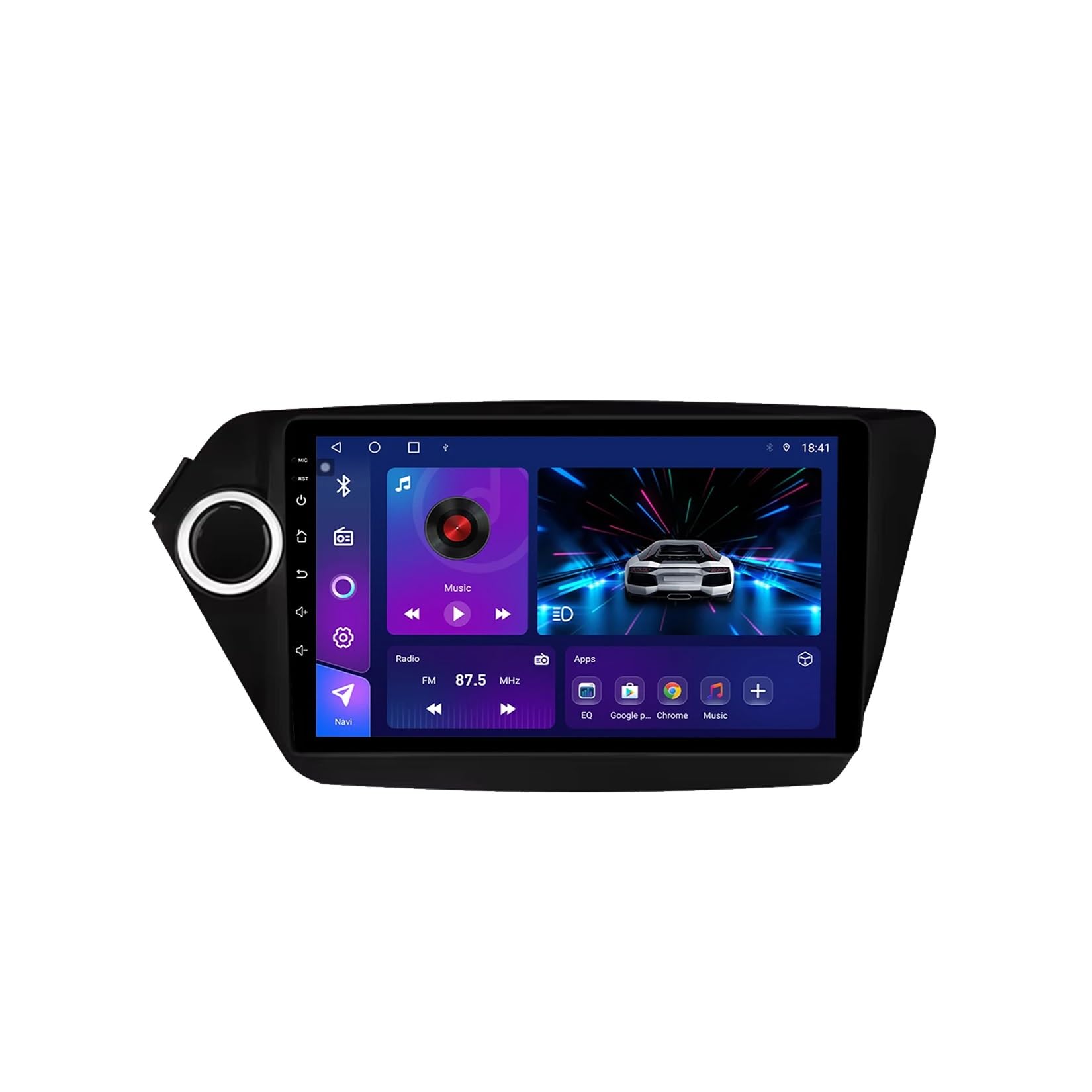 Generico Autoradio Android 15 2 DIN con Schermo Touchscreen da 9 Pollici per Kia Rio 3 K2 2011-2015 con Telecamera Posteriore/CarPlay/Bluetooth/FM/GPS/USB/Wi-Fi 4G/Comandi al Volante/Audio per Auto (