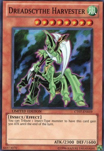 Amazon.com: Yu-Gi-Oh! - DREADSCYTHE HARVESTER CT07-EN019 super