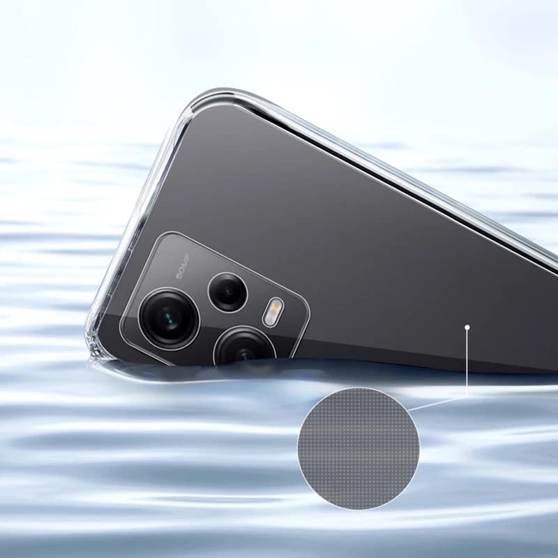 Image of REALCASE Silicone Redmi Note 12 /Poco X5 5G Back Cover Case | Scratch Resistant Protective Crystal Clear Transparent | Shock Proof Bumper Back Cover Case For Redmi Note 12 / Xiaomi Poco X5 5G