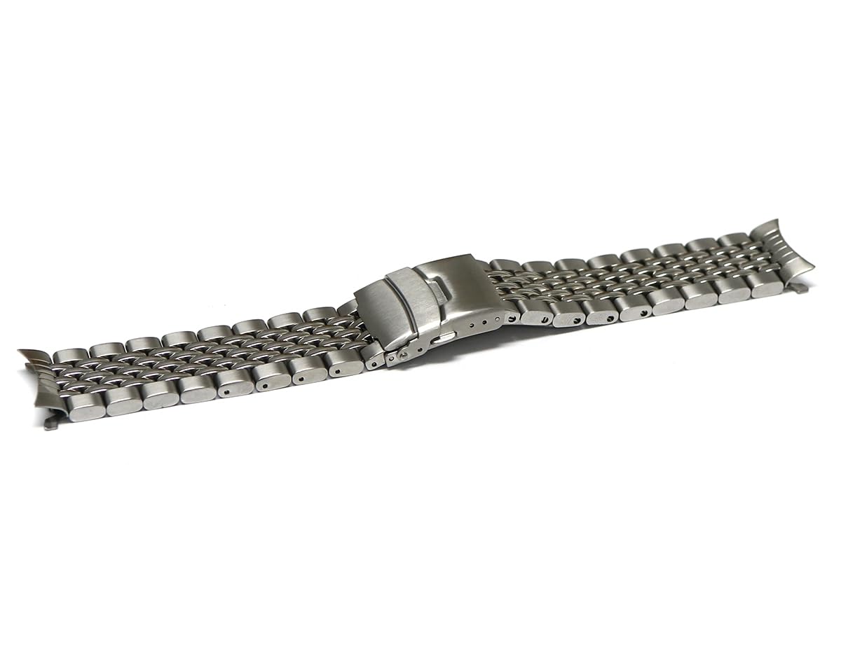 Amazon.co.jp: [SOUBI] ライス ブレス 7LINK 20mm 22mm 腕時計