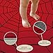 Black Spider Web Area Rug Red Outdoor Spider Web Decoration Carpet Halloween Spider Web Parrern Rug for Living Room Bedroom Indoor Outdoor Decor 3' x 4'