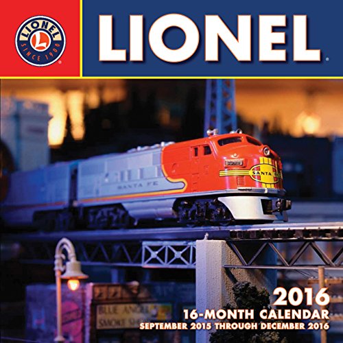 Lionel 2016: 16-Month Calendar September 2015 through December 2016