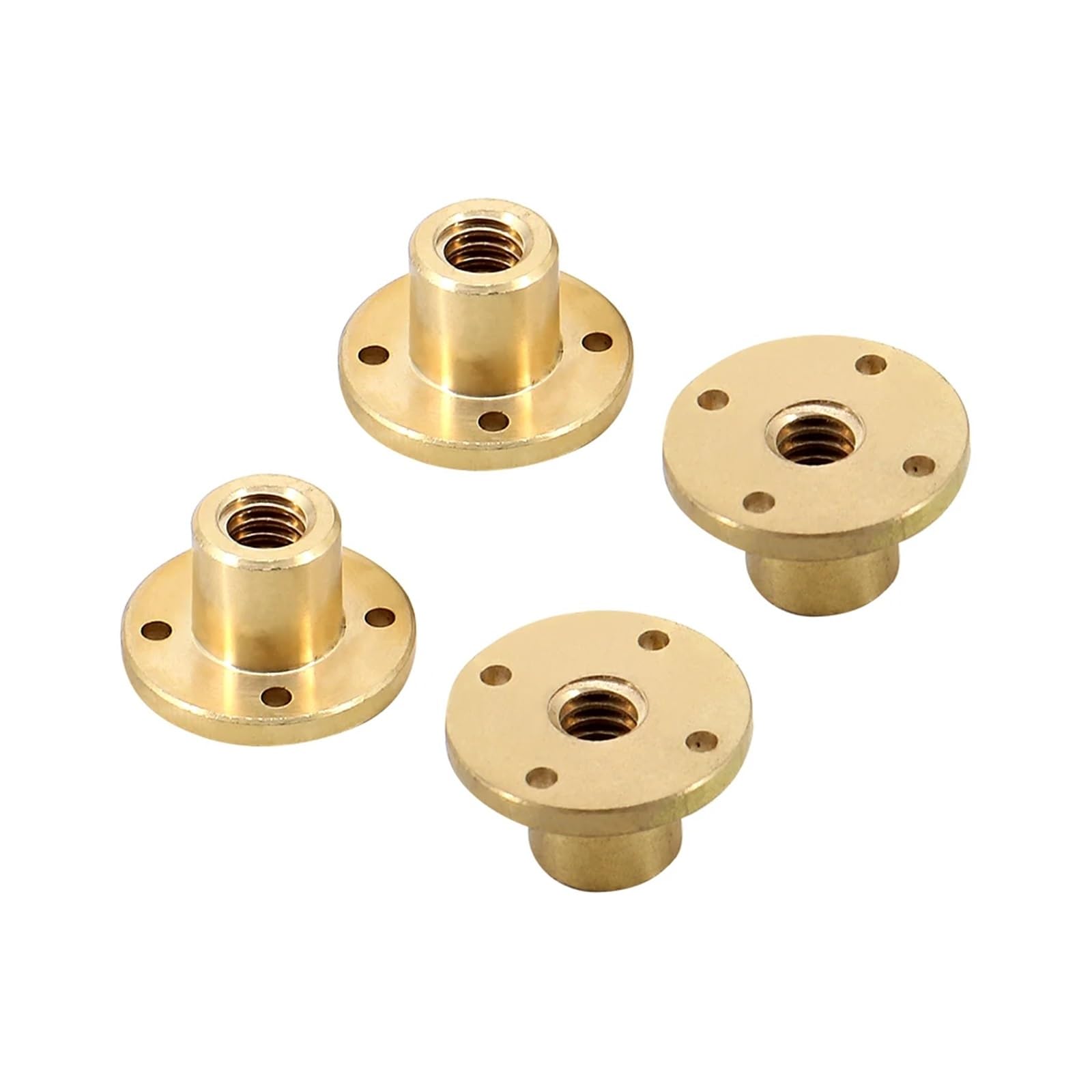 Metal Ball Screw nut Trapezoidal Rod T10 Lead Screw 10mm Diameter Pitch 2mm Lead 2mm with Brass Nut Length 100mm-1000mm(700mm)