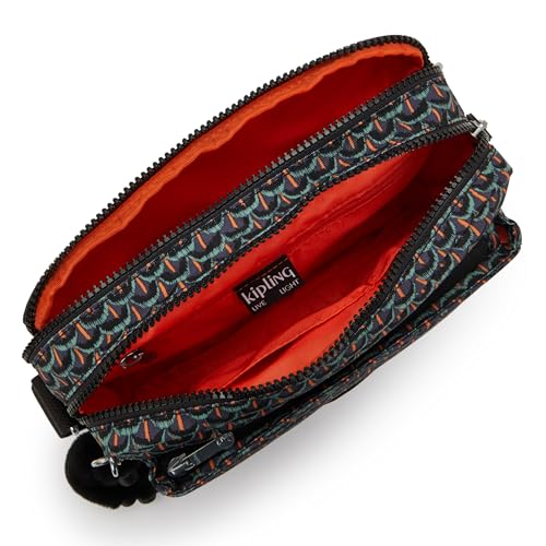 Image of Kipling Women's Abanu Medium Crossbody Bag, Lightweight, Adjustable Nylon Waist Pack with Multi-Compartment Zip Pockets