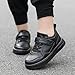 Imagen de Dhinash Zapatillas Deportivas Sin Cordones para Niños Zapatillas Casual Zapatos para Uniformes de Escuela Calzados para Correr en Asfalto Exterior Interior Zapatos de Running Negro Talla 31