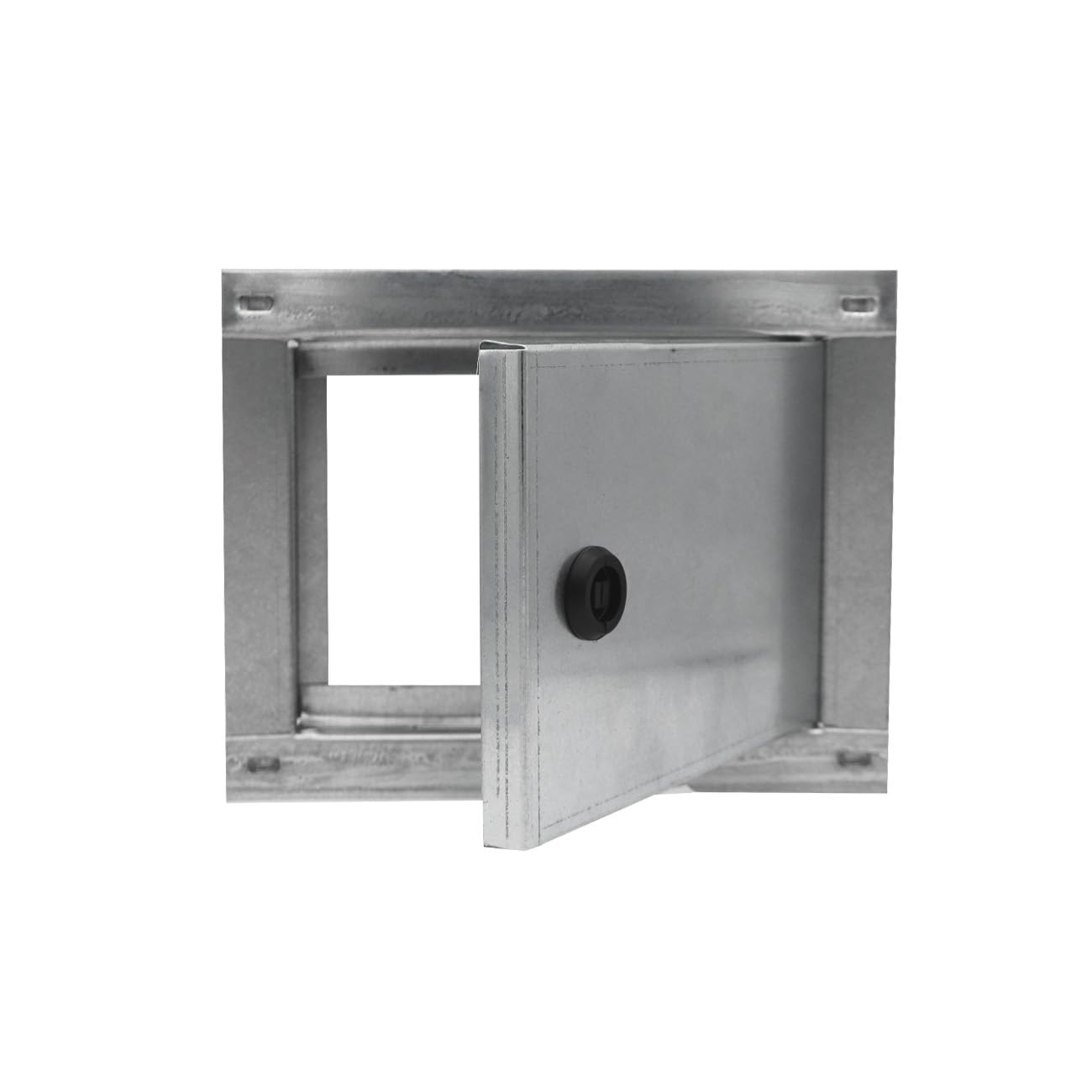 1100 Puerta galvanizada para contador de agua, con cerradura y llave cuadrada. Dimensiones 220x170 mm