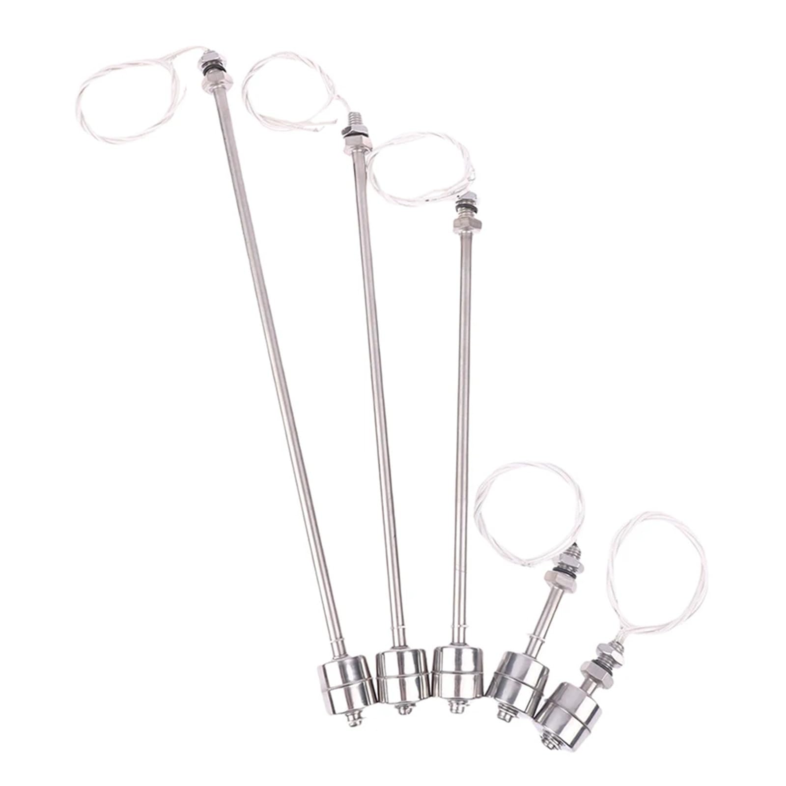 45/75/250/300/350 millimetri In Acciaio Inox Interruttore A Galleggiante Serbatoio Liquido Sensore di Livello Dell'acqua Doppia Sfera Interruttore A Galleggiante serbatoio Piscina Sensori di Flusso | Level Liquid Sensor(300MM)