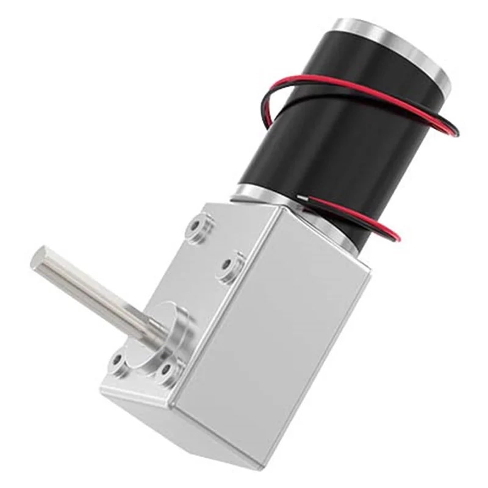 45zy Turbo-Schneckengetriebemotor, DC 12 V 24, elektrisch, hohes Drehmoment, niedrige Geschwindigkeit, selbstsichernder Getriebemotor, Metallgetriebemotor | Without Bracket 24V,160 RPM