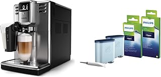 Philips EP5335/10 Machine à café Expresso Super automatique- Séries 5000 LatteGo Inox & Kit d'entretien CA6707/10 Protection Totale, Multicolore