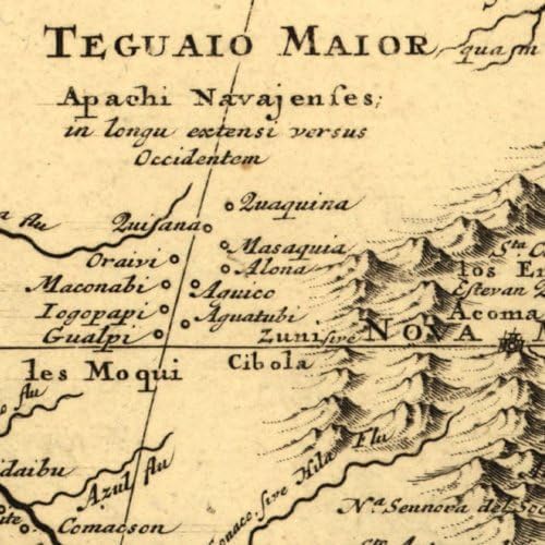 Miniatura 3 de Antiguos Maps Florida Mexico West Indies  Tabula Mexicae et Floridae circa 1710  Póster de pared vintage  24 x 32 pulgadas (24.016 x 32.008 in)