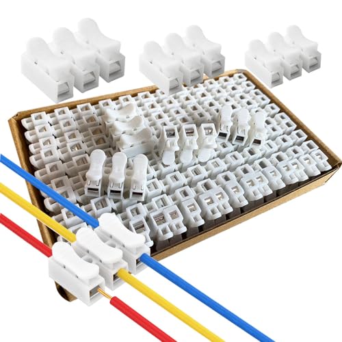 Senvenelec CH3-41 piezas, cable conector rápido conector de resorte, iluminación, alimentación y conexión de cableado automotriz CH3.