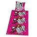 Produktbild Herding 443452050412 Bettwäsche Monster High, Kopfkissenbezug 80 x 80 cm und Bettbezug 135 x 200 cm, 100% Baumwolle, Renforce