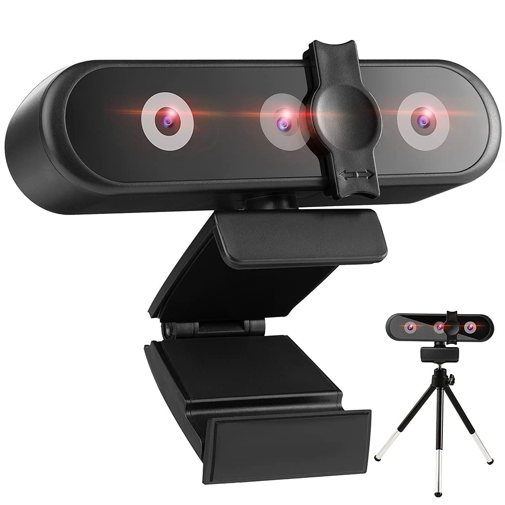 Webcam haute définition 1080p USB avec microphone intégré Lecteur 2K pour appels