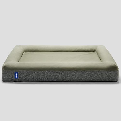 Miniatura 10 de Casper - Cama para perro de espuma viscoelástica de felpa, S, Arena