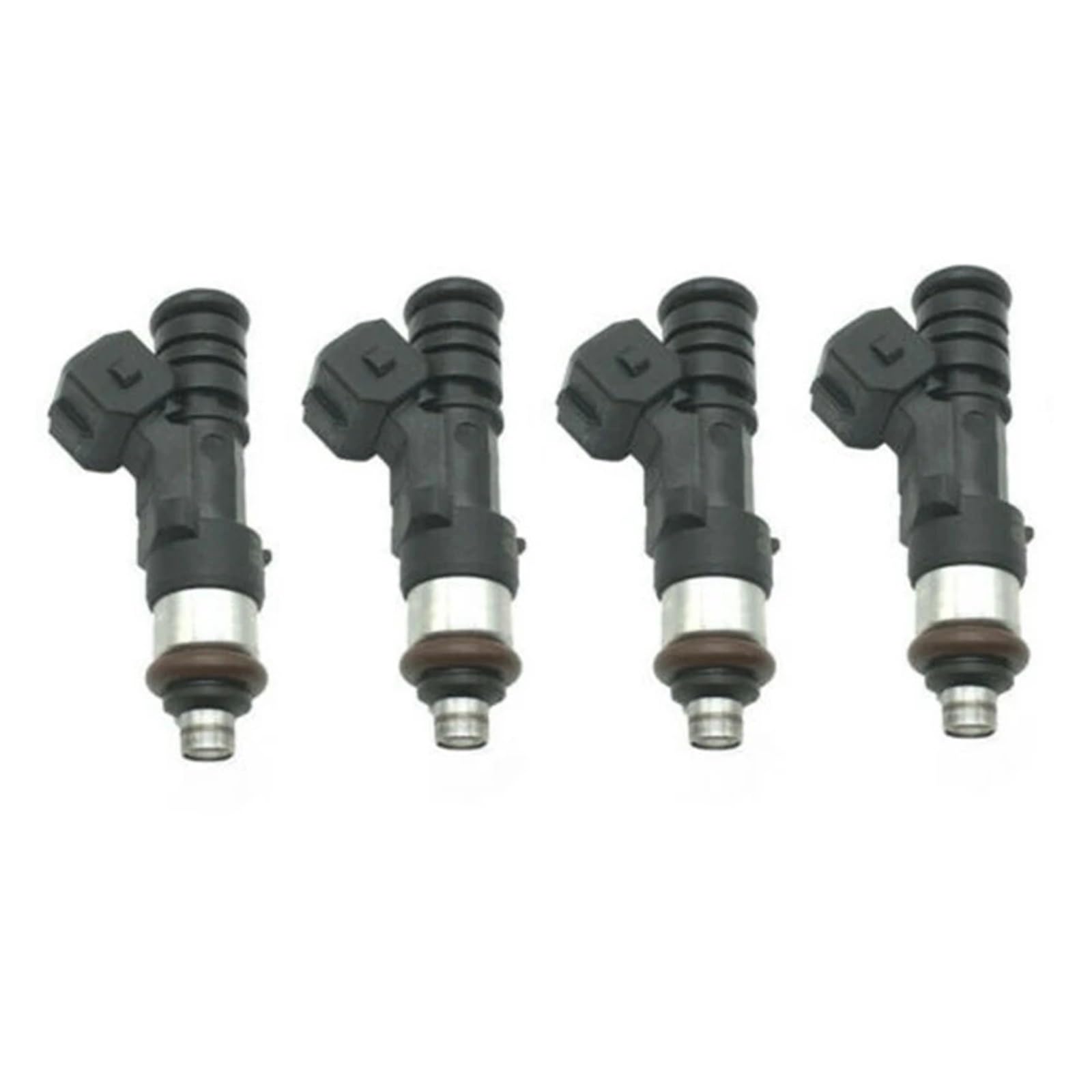 Hutianbrt One Color 4Pcs Fuel Injector Injection Nozzle 0280158207 101481 1538984/8A6g9f593aa Compatible For Focus Fiesta B-Max C-Max