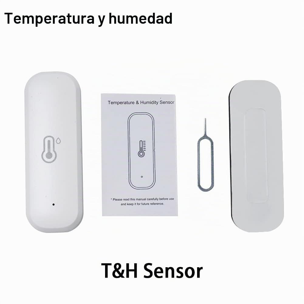 para Tuya - Termómetro de higrómetro de para zigbee, 4 unidades, detector inalámbrico de humedad de temperatura para invernadero doméstico