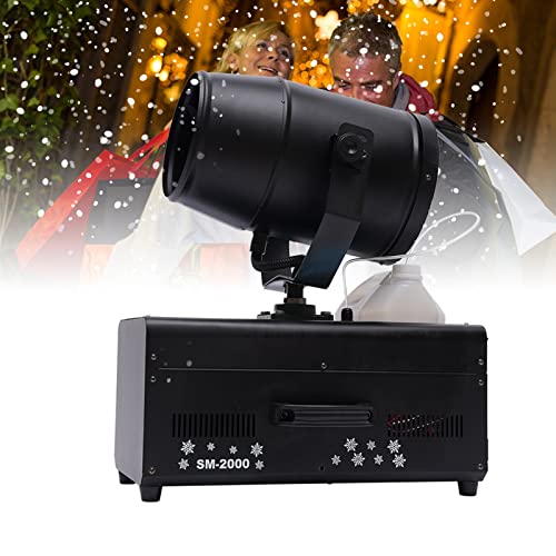 Snowflake Maker Snow Maker Machine Stage Settings Commercial Show W/Remote 3-5 Meters Distance, Creating Mysterious Atmosphere For Halloween, Christmas Parties, Weddings, Bars Indoor, Outdoor