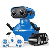 AOVIKOOD Boys Robot Toys, Remote Control Robot Toy with Music and LED Eyes, Singing, Dancing, Rechar