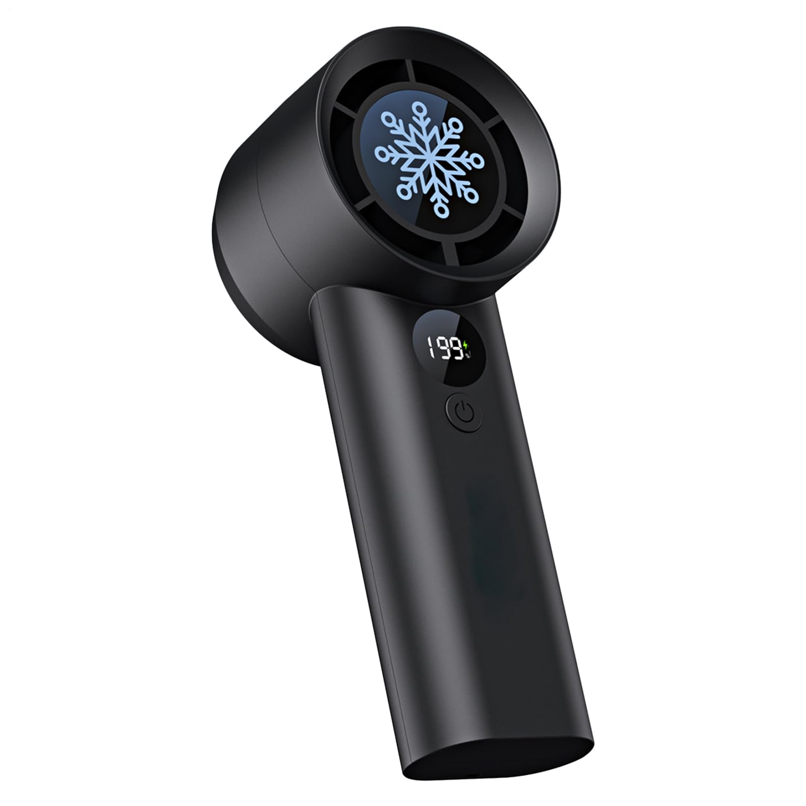 Ventilador de mano contra el calor extremo con batería recargable Tipo C
