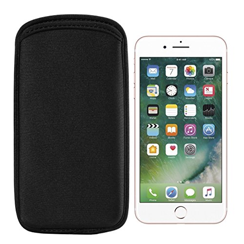Cellphone Protective Sleeve Vertical Neoprene Phone Holder Compatible For Apple Iphone 12 Pro Max / 11 Pro Max / Xs Max / 8 Plus / 7 Plus / 6S Plus #TOP1