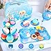 INNOCHEER Tea Party Set for Little Girls Toys, Toys for Girls Gifts, Tea Sets for Toddlers 3-5, Pretend Play Kitchen Toy, Birthday Christmas Princess Gifts Toys for 3 4 5 6 7 8+ Year Old Girls