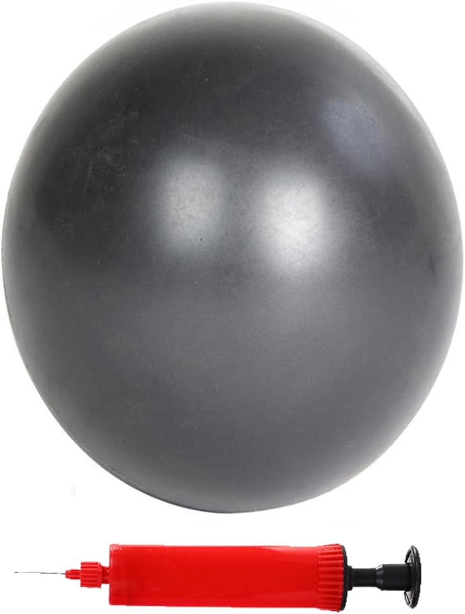 Mini Pelota de Ejercicio de Yoga Pilates, Pelota de Ejercicio Inflable Pequeña de 6 Pulgadas, Equipo de Entrenamiento Core y Fisioterapia, con Bomba