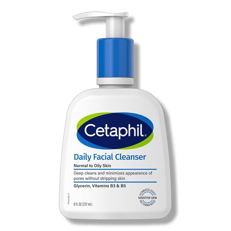 Limpador facial diário Cetaphil, 237 mL