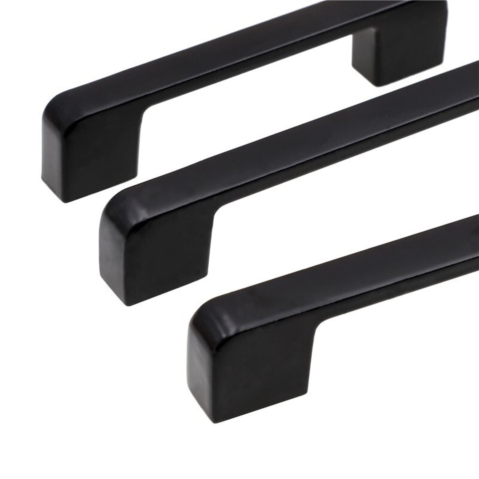 Tiradores de armario de aleación de aluminio negro FIDEMM para muebles