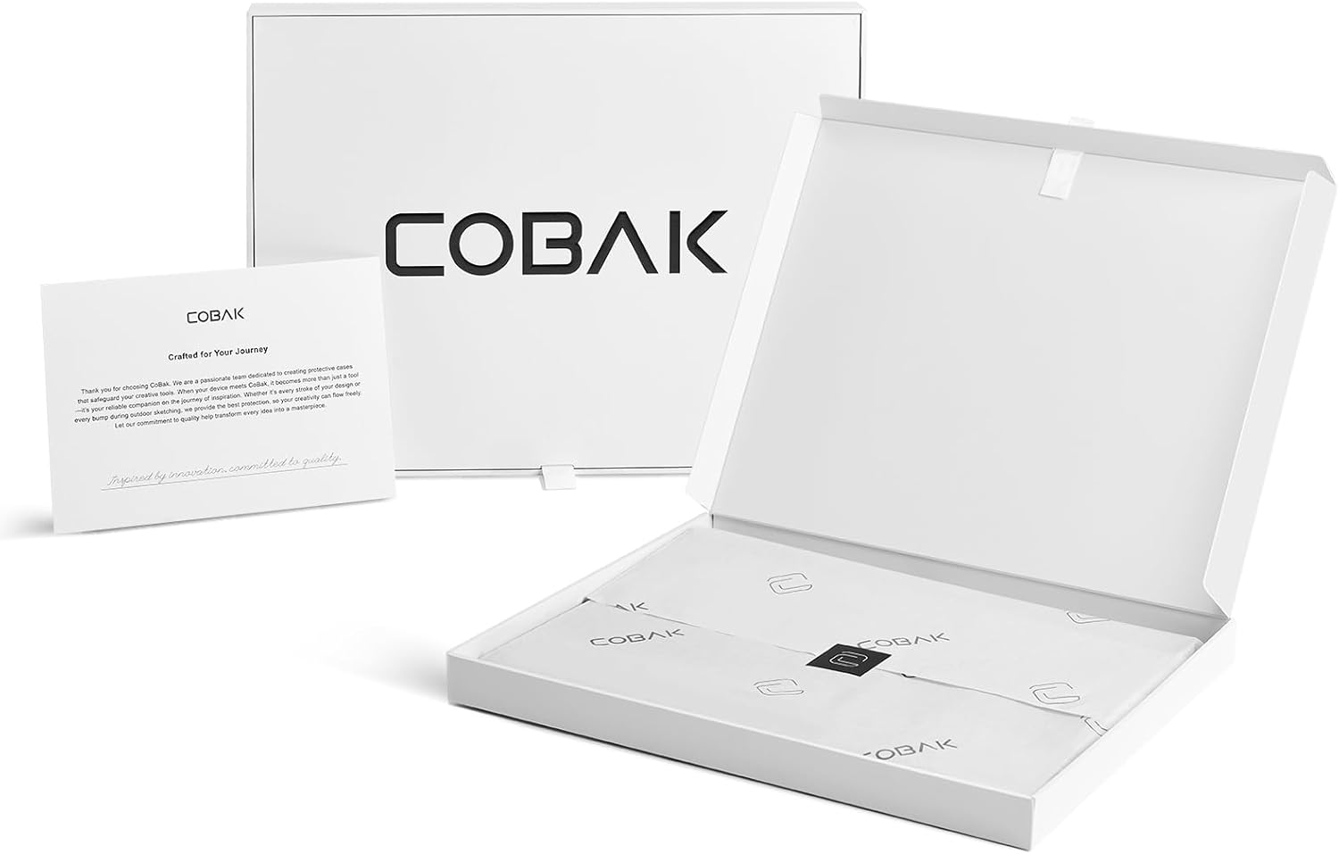 CoBak Premium Genuine Cowhide Leather Case for Remarkable Paper Pro 11.8" (2024) – Slim Magnetic Back Cover with Auto Sleep/Wake, Folder Design, Corner Protection, and Safety Buckle. Genuine Leather