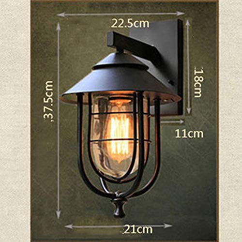Applique en métal Shadow Lighting design américain rétro